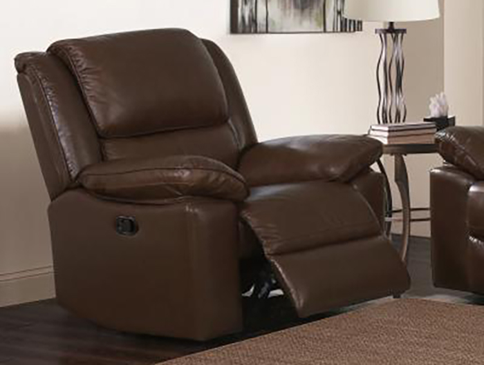 Toledo Leather Armchair Recliner - Click Image to Close